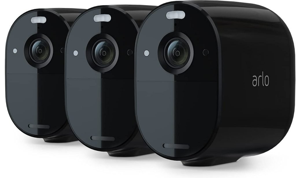 "Arlo Essential: Cámaras Vigilancia WiFi HD para Exterior e Interior con Visión Nocturna en Color y Sensor de Movimiento"