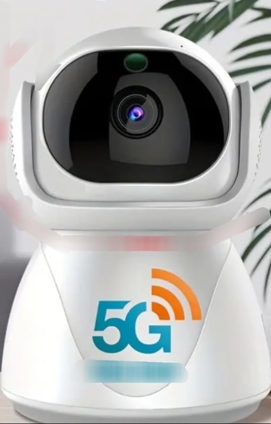 Cámara de Vigilancia WiFi 5G con Visión Nocturna, Detección de Movimiento y Audio Bidireccional - ¡Mantén tu hogar seguro!