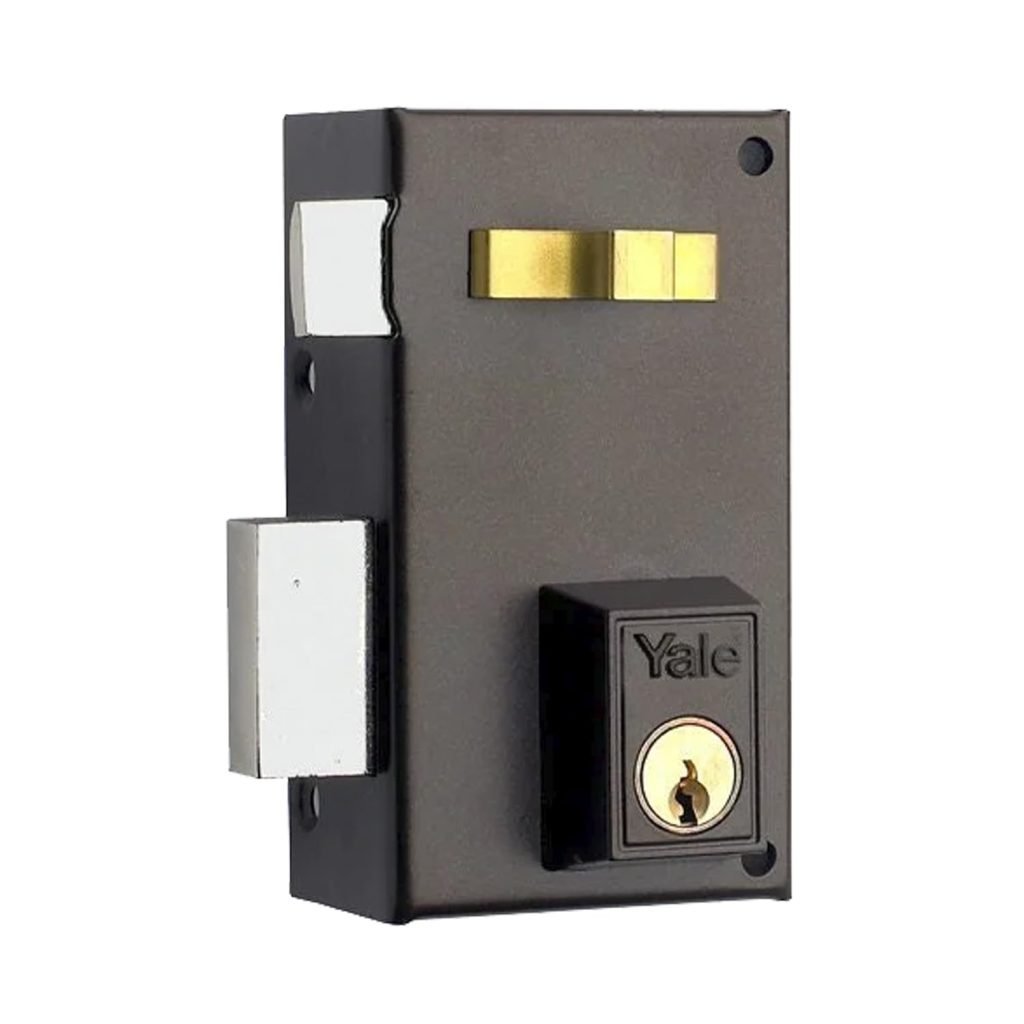 "Cerradura Yale 56-a/hp/70/ Izquierda: Seguridad y estilo en tu puerta de entrada de 40 mm, en color marrón"