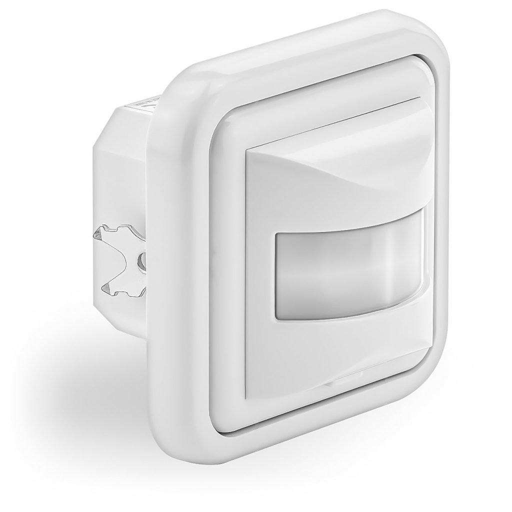 DeleyCON 4X: Detector de Movimiento Empotrado para Interiores con Control de Luz Integrado - Blanco