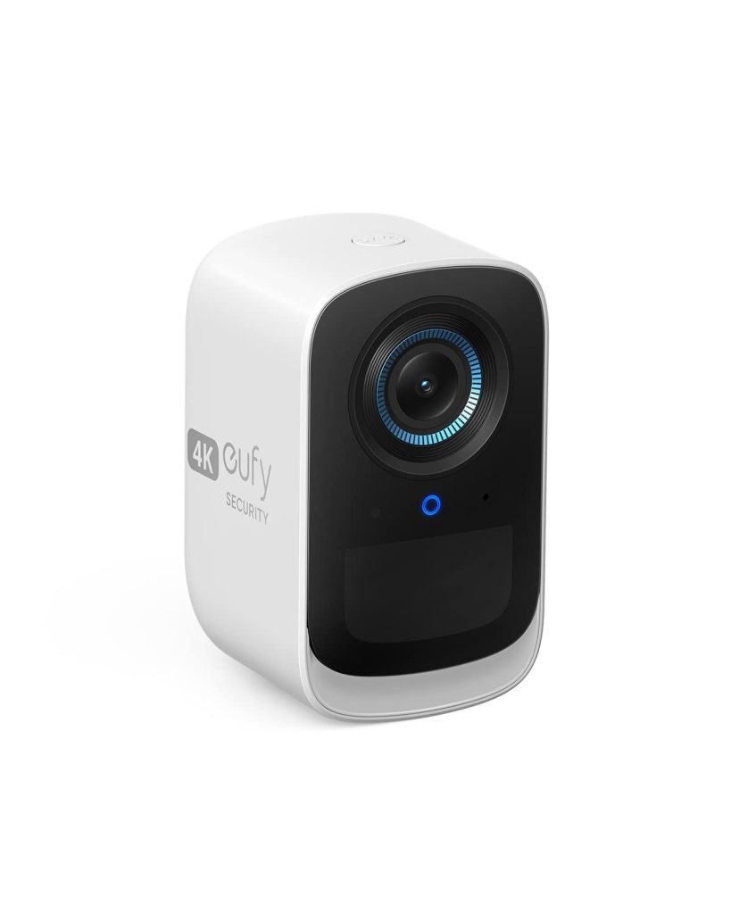 EufyCam S300: La mejor cámara de vigilancia WiFi exterior con resolución 4K y sin costos mensuales. Conjunto de cuatro cámaras.