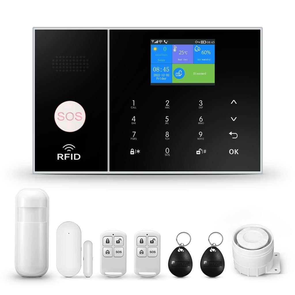 PGST Alarmas para Casa WiFi: Protege tu hogar con este completo kit de sistemas de seguridad, compatible con Alexa.