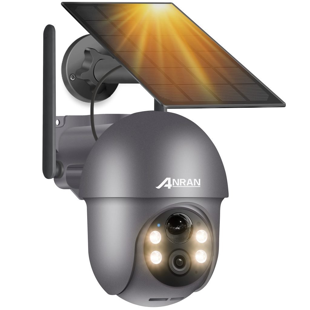 Cámara ANRAN 5MP Exterior Solar: Seguridad Total con Visión Nocturna en Color