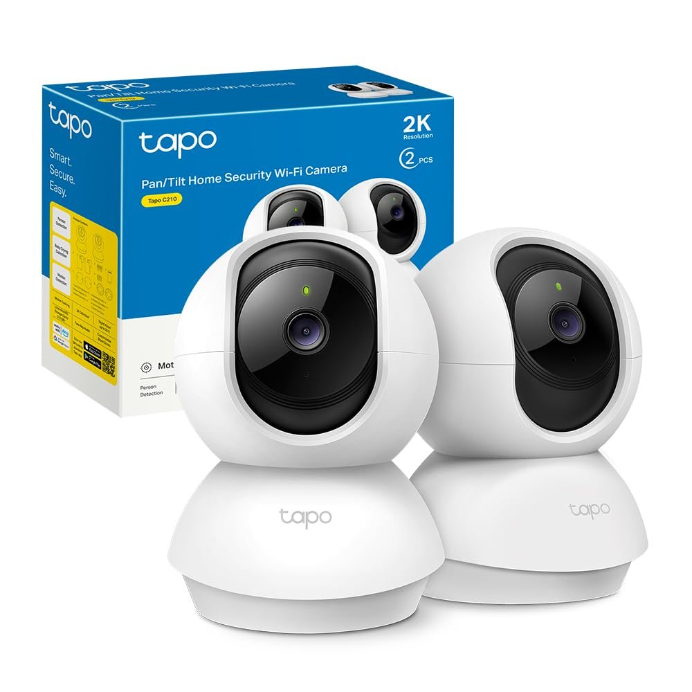 Tapo TP-Link C210 Cámara IP WiFi 360° para Seguridad Total en Casa