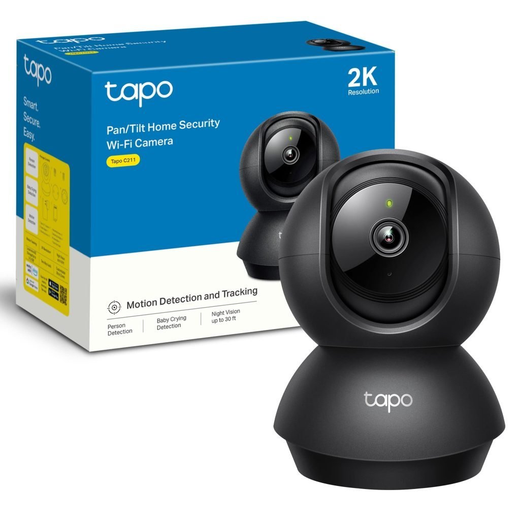 TP-Link Tapo C210 Cámara IP WiFi 360° con Visión Nocturna y Control Remoto