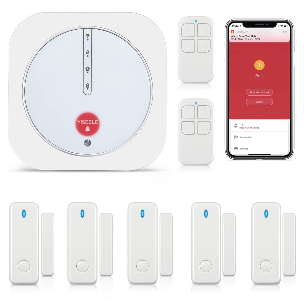 Protege tu Hogar con Yiseele: Sistema de Alarma WiFi Versátil y Compatible con Asistentes Virtuales