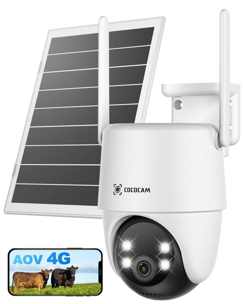 Cámara de Vigilancia Exterior Solar Cococam: Seguridad 24/7 con Tecnología Avanzada y eSIM Integrada