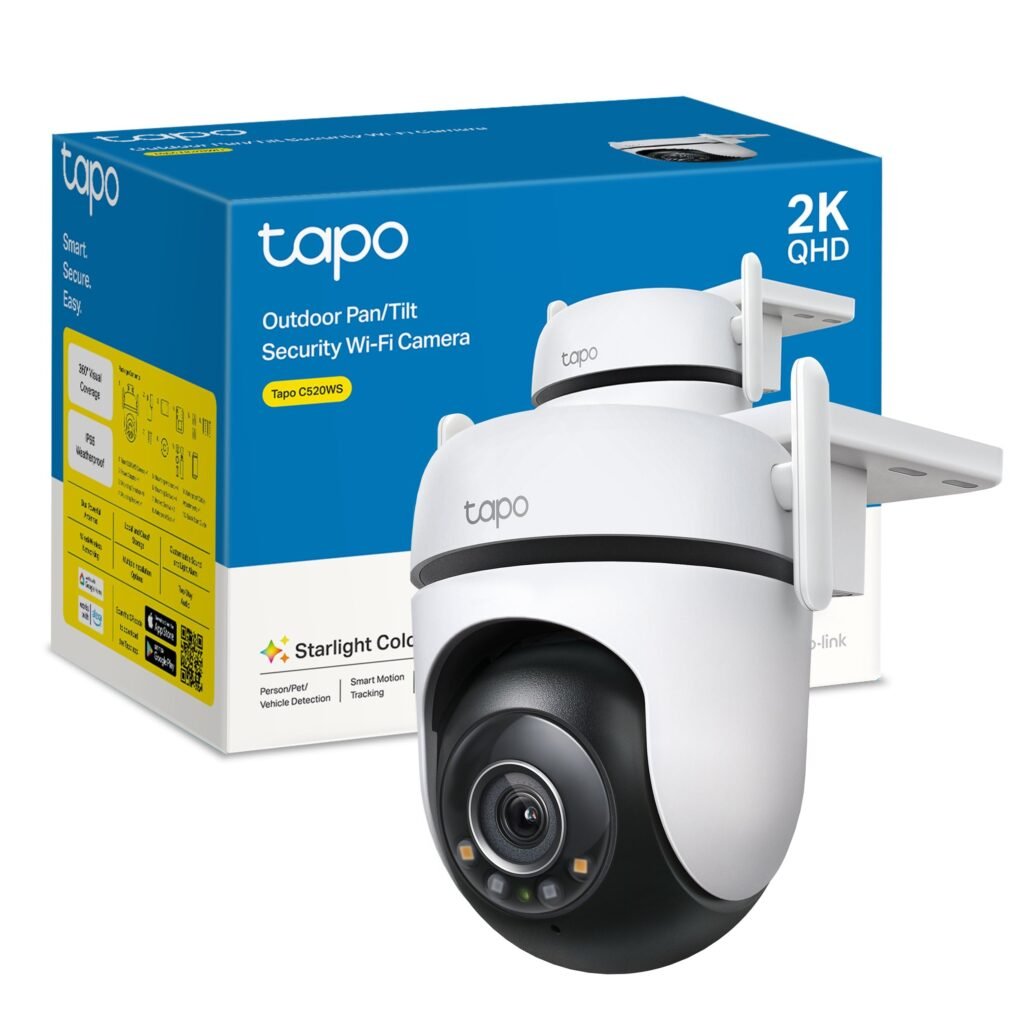 Cámara Tapo C520WS: Seguridad Exterior en 360° con Visión Nocturna y Detección Avanzada