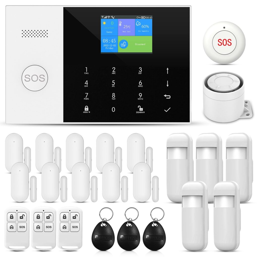 Protege Tu Hogar con PGST Kit de Alarma Inteligente WiFi GSM: Seguridad Sin Cuotas