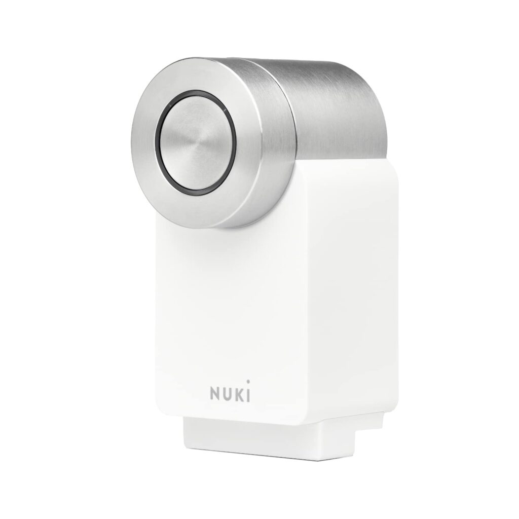 Nuki Smart Lock Pro: Cerradura Inteligente Conectividad WiFi y Matter para Acceso Remoto Fácil