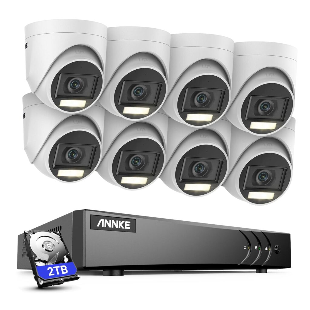 Sistema de Vigilancia ANNKE 3K: Seguridad Avanzada con Cámaras IP67 y Audio Integrado