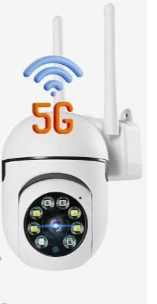 Cámara de Seguridad WiFi 5G: Protección Total con Visión Nocturna y Audio Bidireccional
