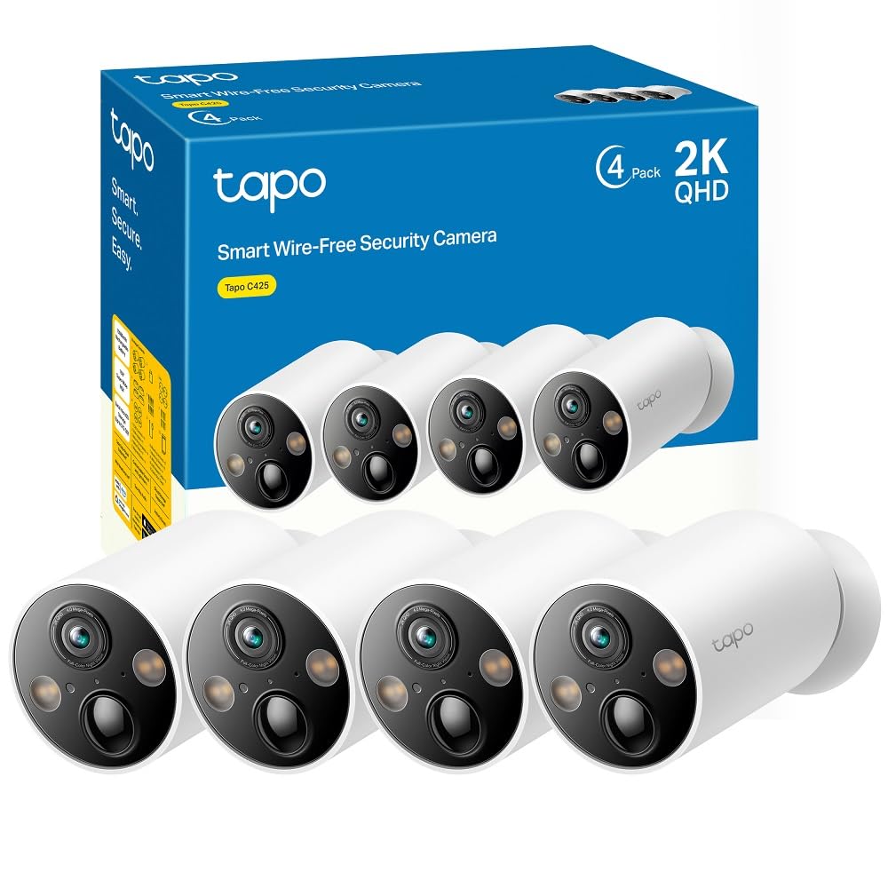 Descubre Tapo C425: Seguridad Avanzada con Cámara Wi-Fi para Interior y Exterior