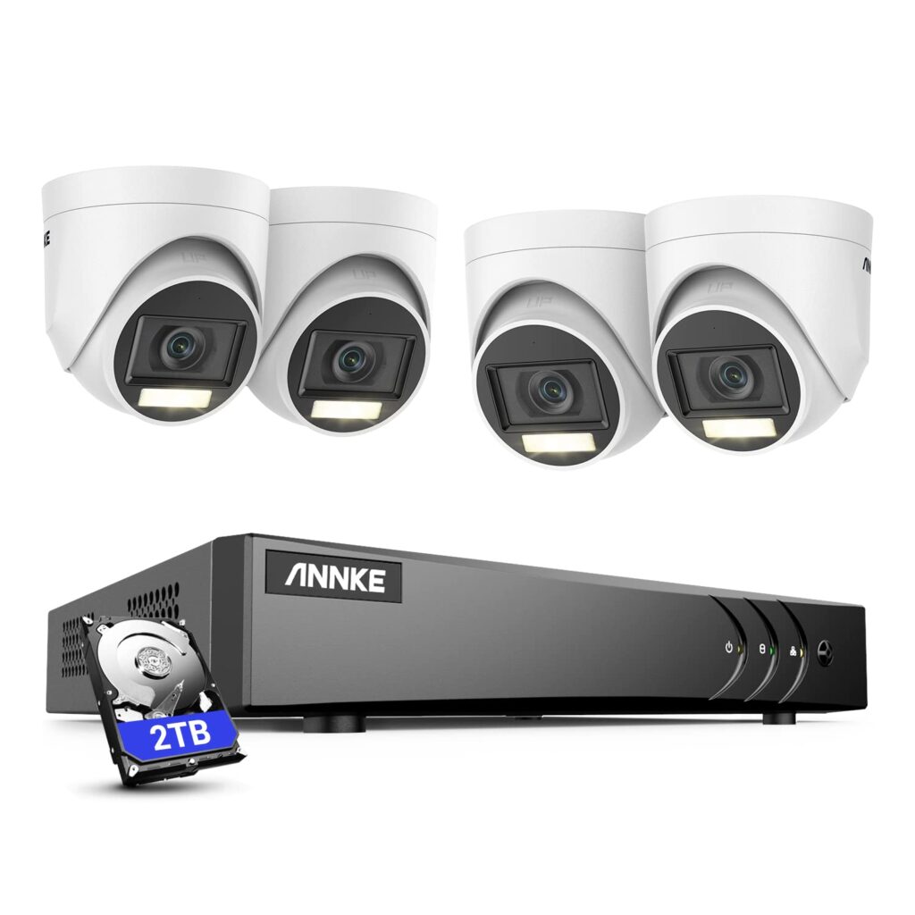 Kit de Vigilancia Exterior ANNKE 5MP: Seguridad Avanzada con Cámaras Impermeables y Visión Nocturna